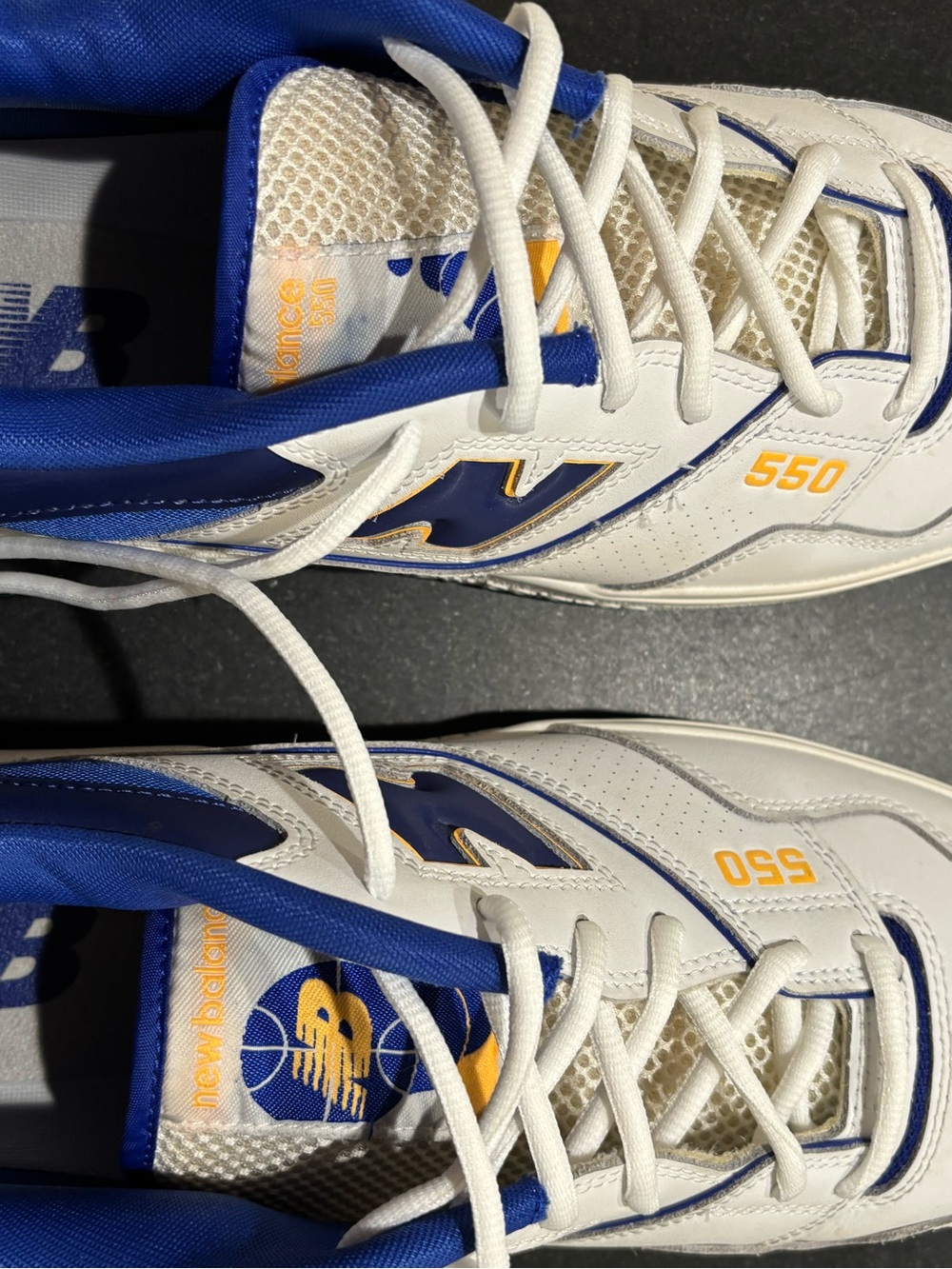 New Balance Lakers Men's 550 shoes - Picture 4 of 6